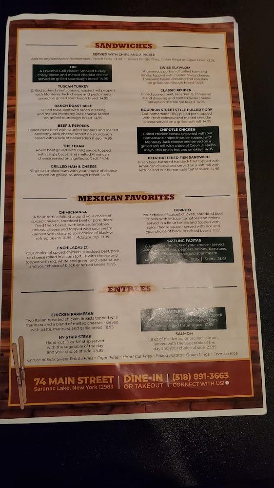 Downhill Grill Menu image 4